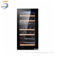 Billig sort kompressor lille vinkøleskab med opbevaring